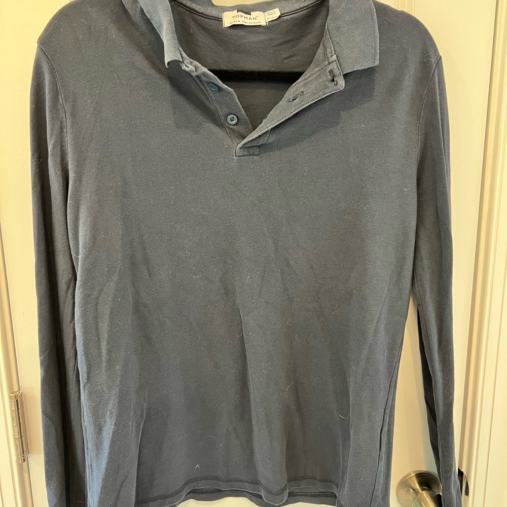 Topman mens long sleeve shirt size Medium